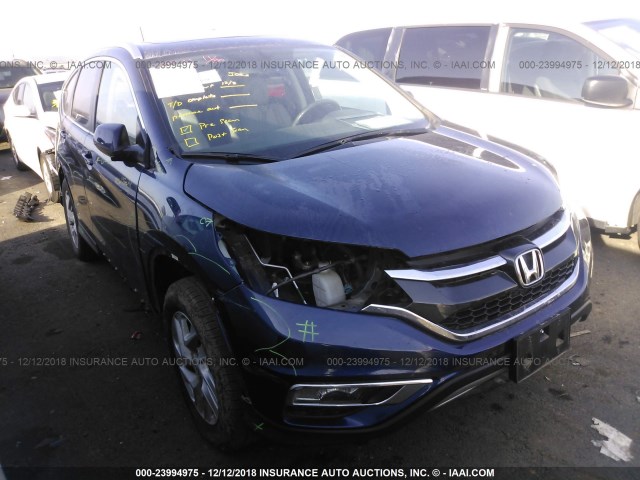 2HKRM3H70FH548915 - 2015 HONDA CR-V EXL BLUE photo 1