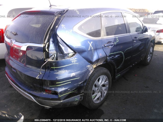 2HKRM3H70FH548915 - 2015 HONDA CR-V EXL BLUE photo 6