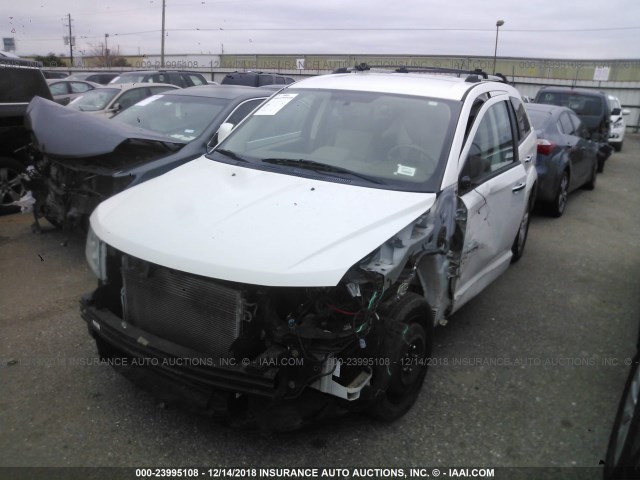 3D4GH67V89T536242 - 2009 DODGE JOURNEY R/T WHITE photo 2