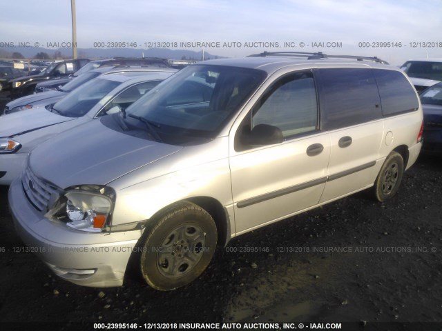 2FMZA51634BA60035 - 2004 FORD FREESTAR SE GOLD photo 2