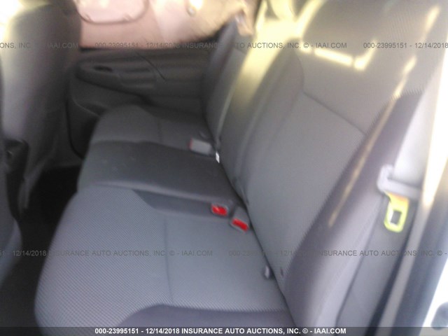 3TMJU4GN1FM182993 - 2015 TOYOTA TACOMA DOUBLE CAB PRERUNNER WHITE photo 8