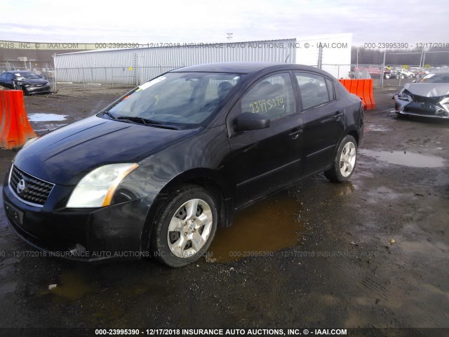 3N1AB61E58L674903 - 2008 NISSAN SENTRA 2.0/2.0S/2.0SL BLACK photo 2