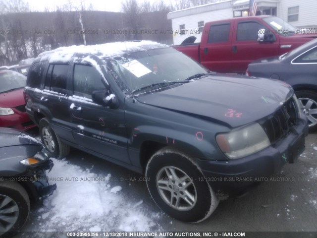 1J4GW48S24C156002 - 2004 JEEP GRAND CHEROKEE LAREDO/COLUMBIA/FREEDOM 绿色 照片 1