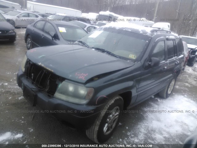 1J4GW48S24C156002 - 2004 JEEP GRAND CHEROKEE LAREDO/COLUMBIA/FREEDOM 绿色 照片 2