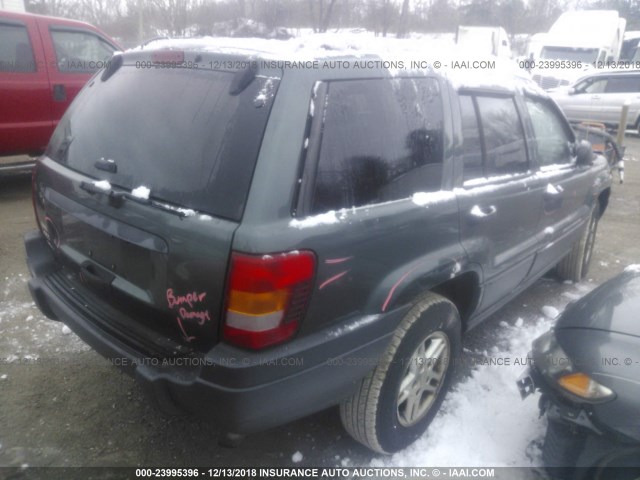 1J4GW48S24C156002 - 2004 JEEP GRAND CHEROKEE LAREDO/COLUMBIA/FREEDOM 绿色 照片 4