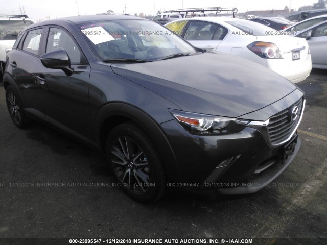 JM1DKDC73J0321219 - 2018 MAZDA CX-3 TOURING GRAY photo 1