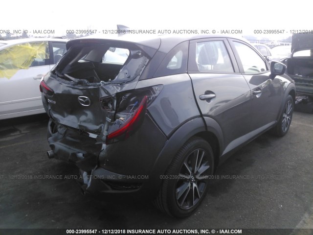 JM1DKDC73J0321219 - 2018 MAZDA CX-3 TOURING GRAY photo 4