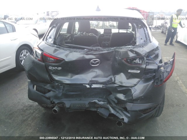 JM1DKDC73J0321219 - 2018 MAZDA CX-3 TOURING GRAY photo 6