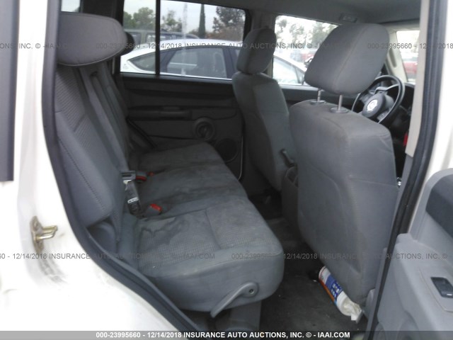 1J8HG48N77C638107 - 2007 JEEP COMMANDER Ağ foto 8