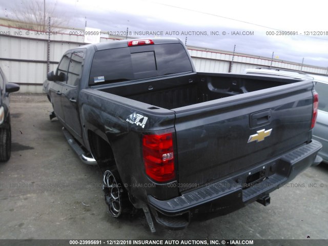 3GCUKREC3JG416723 - 2018 CHEVROLET SILVERADO K1500 LT GRAY photo 3