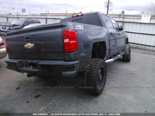 3GCUKREC3JG416723 - 2018 CHEVROLET SILVERADO K1500 LT GRAY photo 4