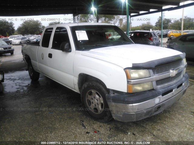 2GCEC19V341288057 - 2004 CHEVROLET SILVERADO C1500 WHITE photo 1