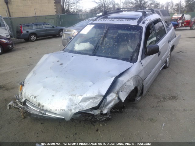 4S4BT62C457105564 - 2005 SUBARU BAJA SPORT SILVER photo 6