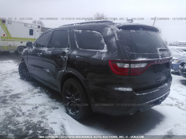 1C4RDJDG9JC474778 - 2018 DODGE DURANGO GT BLACK photo 3