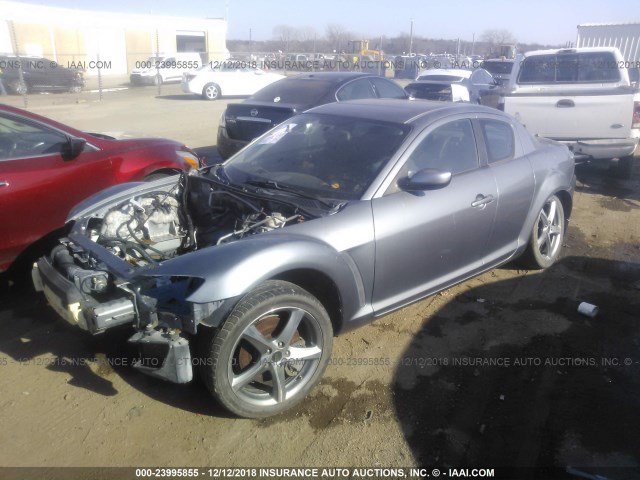 JM1FE173350143100 - 2005 MAZDA RX8 SILVER photo 2