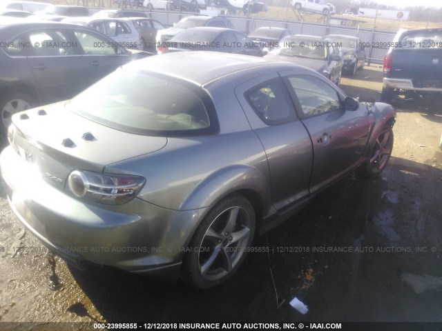 JM1FE173350143100 - 2005 MAZDA RX8 SILVER photo 4