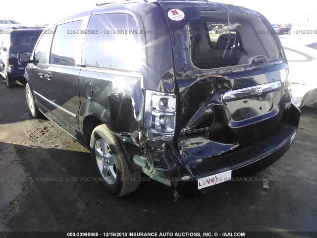 2D4RN5D19AR409598 - 2010 DODGE GRAND CARAVAN SXT BLACK photo 6