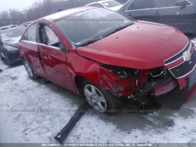 1G1PC5SBXE7352754 - 2014 CHEVROLET CRUZE LT RED photo 6