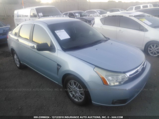 1FAHP35N48W300899 - 2008 FORD FOCUS SE/SEL/SES BLUE photo 1