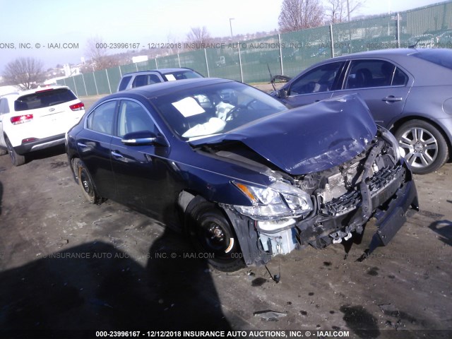 1N4AA5AP7CC836990 - 2012 NISSAN MAXIMA S/SV BLUE photo 1