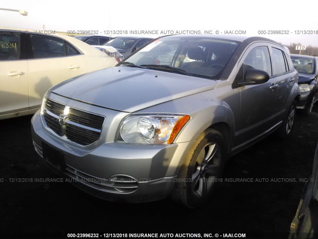 1B3CB4HA8AD635667 - 2010 DODGE CALIBER SXT SILVER photo 2