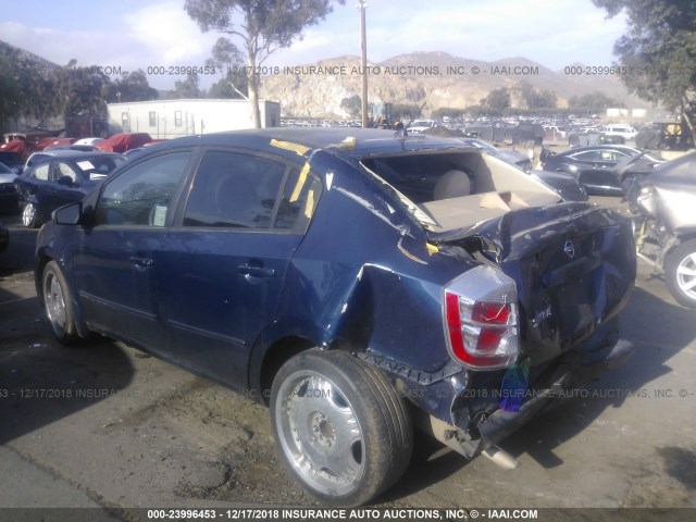 3N1AB61E88L753322 - 2008 NISSAN SENTRA 2.0/2.0S/2.0SL BLUE photo 3