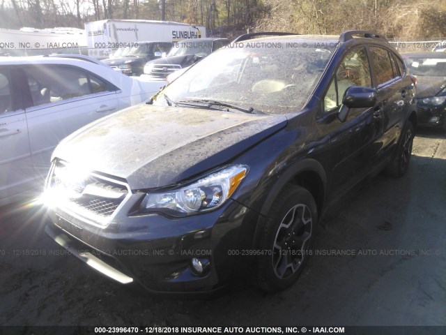 JF2GPACC1F8215310 - 2015 SUBARU XV CROSSTREK 2.0 PREMIUM GRAY photo 2