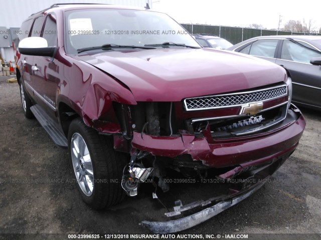 1GNFK36339R254339 - 2009 CHEVROLET SUBURBAN K1500 LTZ MAROON photo 1