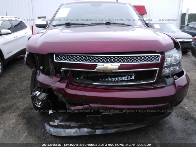 1GNFK36339R254339 - 2009 CHEVROLET SUBURBAN K1500 LTZ MAROON photo 6