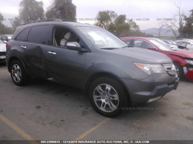 2HNYD28437H536788 - 2007 ACURA MDX TECHNOLOGY GRAY photo 1