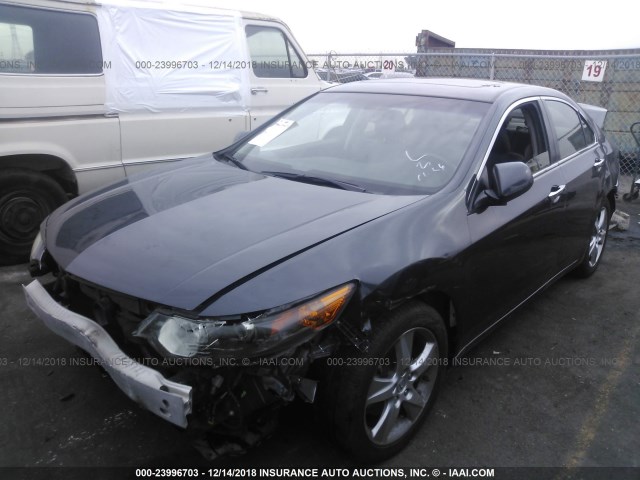 JH4CU2F6XCC020850 - 2012 ACURA TSX TECH GRAY photo 2