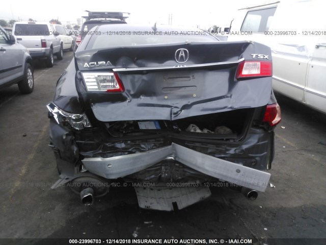 JH4CU2F6XCC020850 - 2012 ACURA TSX TECH GRAY photo 6