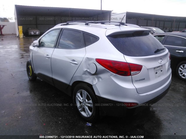 KM8JU3AC6DU656216 - 2013 HYUNDAI TUCSON GLS/LIMITED 银色 照片 3