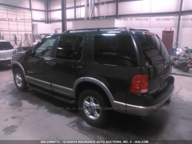 1FMDU74E22ZA25402 - 2002 FORD EXPLORER EDDIE BAUER GREEN photo 3