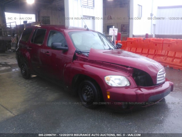 3GNCA13B09S568601 - 2009 CHEVROLET HHR LS Rojo foto 1