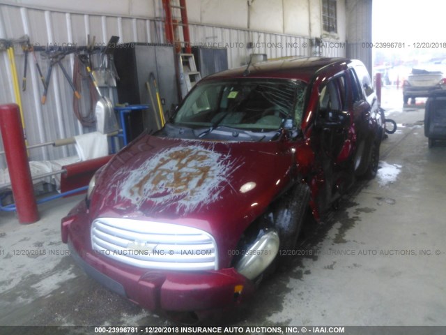 3GNCA13B09S568601 - 2009 CHEVROLET HHR LS Rojo foto 6
