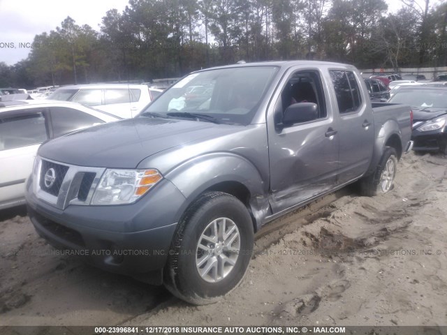 1N6AD0ER9HN760861 - 2017 NISSAN FRONTIER S/SV/SL/PRO-4X GRAY photo 2