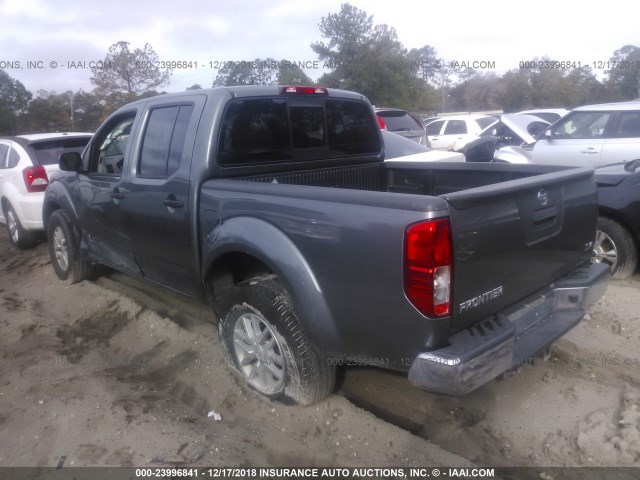 1N6AD0ER9HN760861 - 2017 NISSAN FRONTIER S/SV/SL/PRO-4X GRAY photo 3