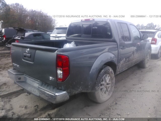 1N6AD0ER9HN760861 - 2017 NISSAN FRONTIER S/SV/SL/PRO-4X GRAY photo 4