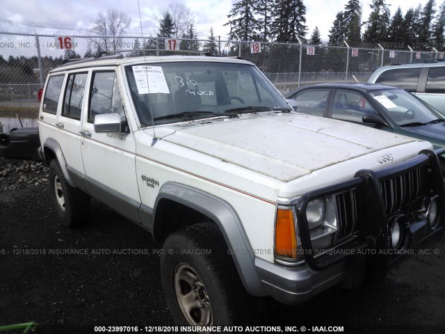 1J4FJ58S9NL122074 - 1992 JEEP CHEROKEE LAREDO WHITE photo 6