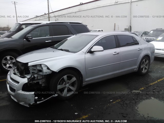 1G1ZC5E06CF336122 - 2012 CHEVROLET MALIBU 1LT 银色 照片 2