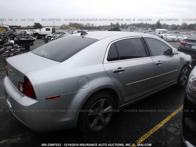 1G1ZC5E06CF336122 - 2012 CHEVROLET MALIBU 1LT 银色 照片 4