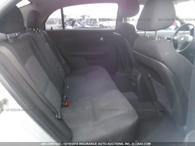 1G1ZC5E06CF336122 - 2012 CHEVROLET MALIBU 1LT 银色 照片 8