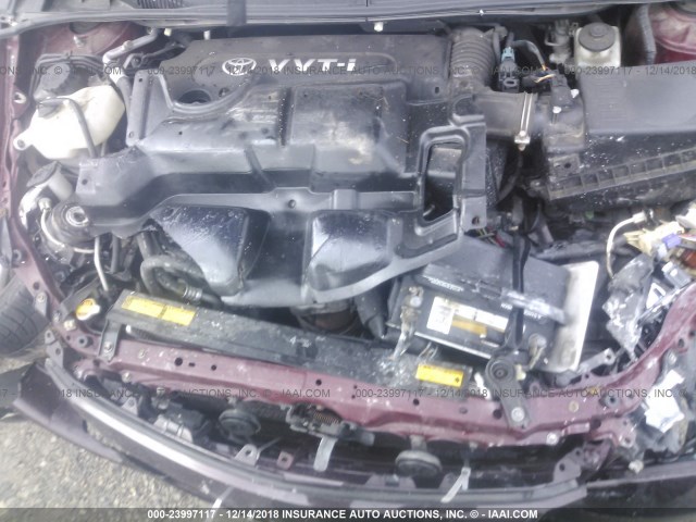 JTKDE167280258196 - 2008 TOYOTA SCION TC Tünd qırmızı foto 10