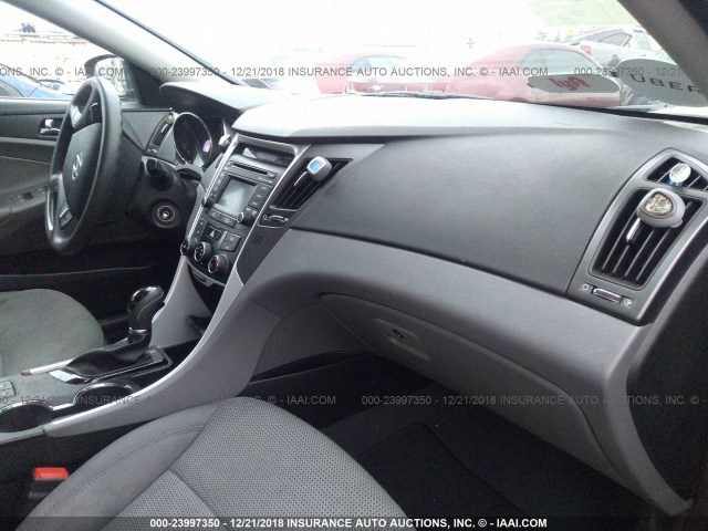 5NPEB4AC7EH930567 - 2014 HYUNDAI SONATA GLS Dark Blue photo 5