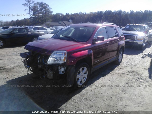 2GKALREK9E6222680 - 2014 GMC TERRAIN SLE RED photo 2