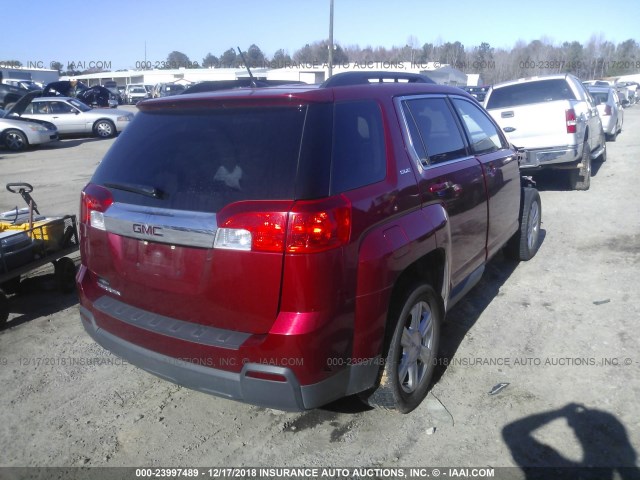 2GKALREK9E6222680 - 2014 GMC TERRAIN SLE RED photo 4