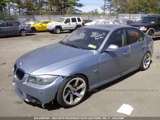 WBAPL33589A515332 - 2009 BMW 335 XI Light Blue photo 2