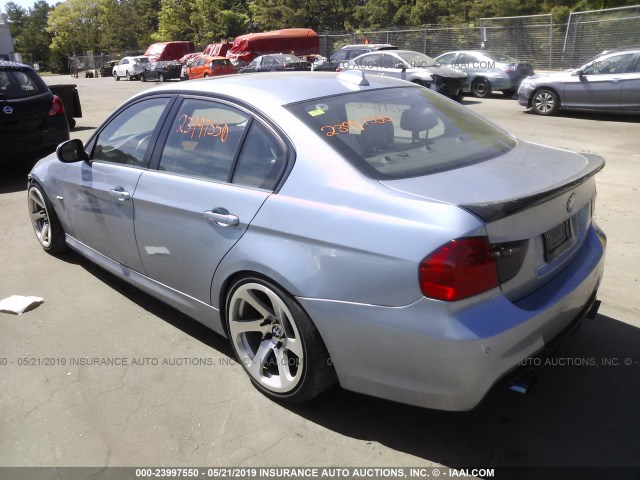 WBAPL33589A515332 - 2009 BMW 335 XI Light Blue photo 3