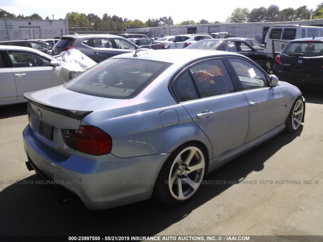 WBAPL33589A515332 - 2009 BMW 335 XI Light Blue photo 4